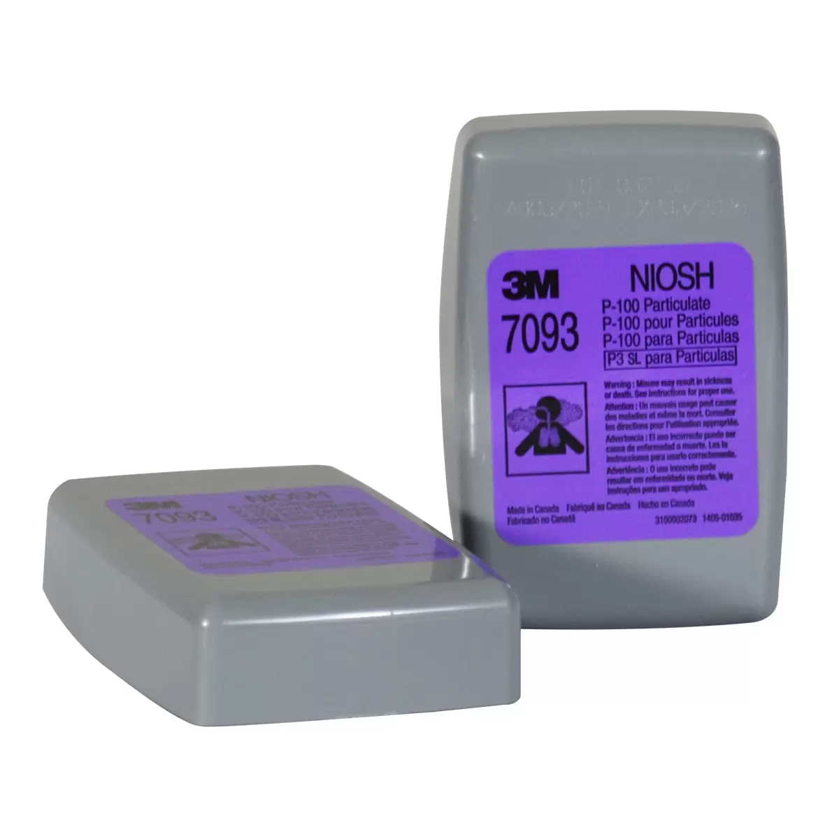 Filtro 3M 7093B para Partículas P100