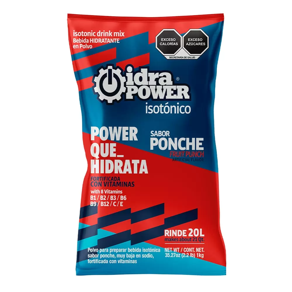 IDRAPOWER 1kg Bebida Isotónica en Polvo